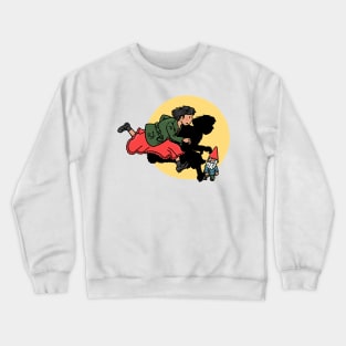 Retro Print The Adventures Amelie From Still Keeping Crewneck Sweatshirt